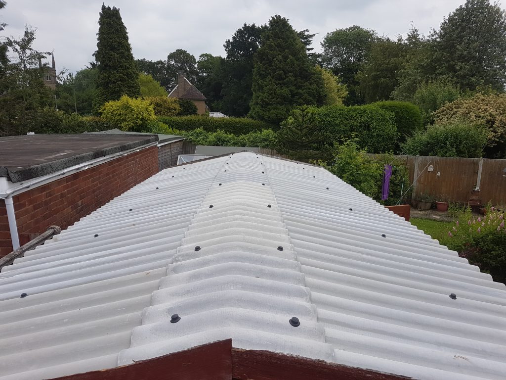 Corrugated Garage Roof Replacement Leicester Sectional Buildings